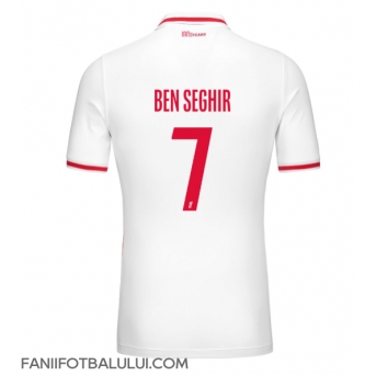 AS Monaco Eliesse Ben Seghir #7 Tricou Fotbal Replică 2024-25 Barbati Acasa